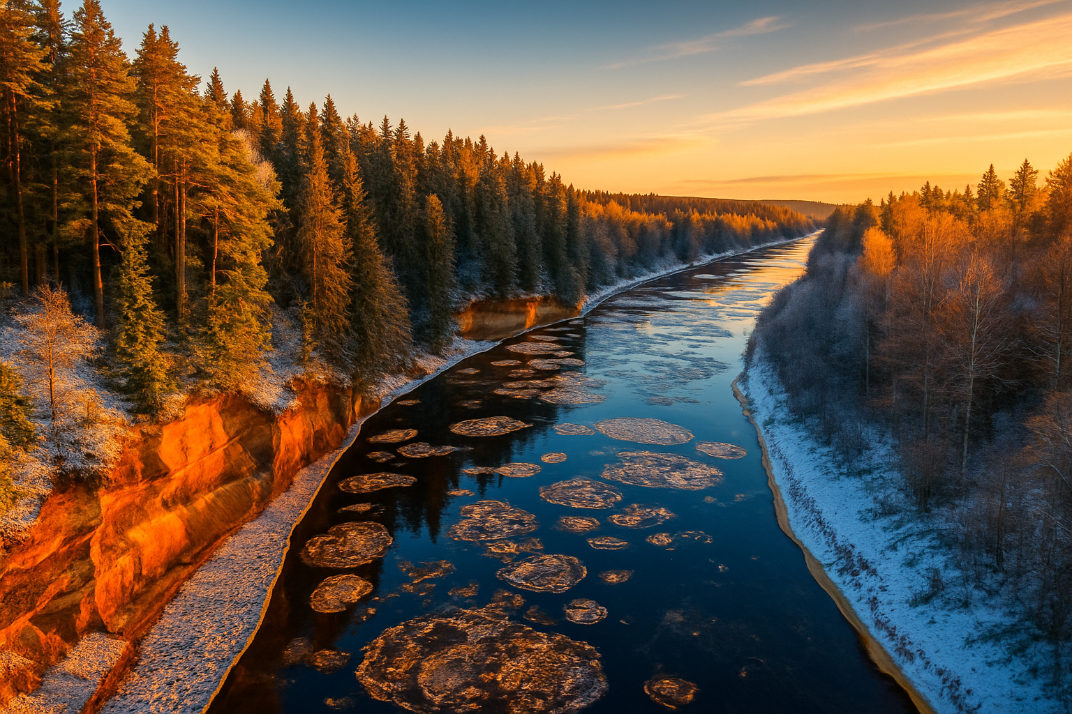 Winter in Latvia
